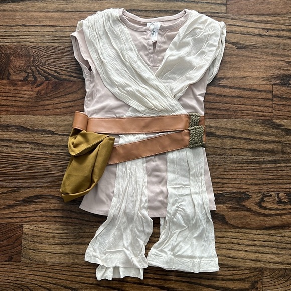 Disney Store Star Wars REY Force Awakens Girls Costume w/Extendable Staff Sz 5-6 - Picture 5 of 17